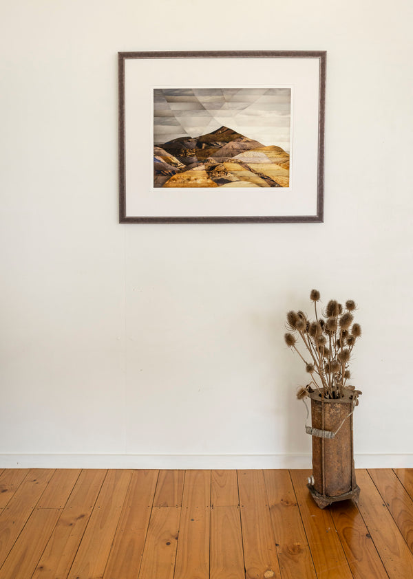 Limited Edition Framed Print - Walking on Mount Kyeburn