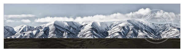 Blue Kakanuis, framed fine art photographic print from Maniototo, Central Otago, New Zealand by Janyne Fletcher photographer