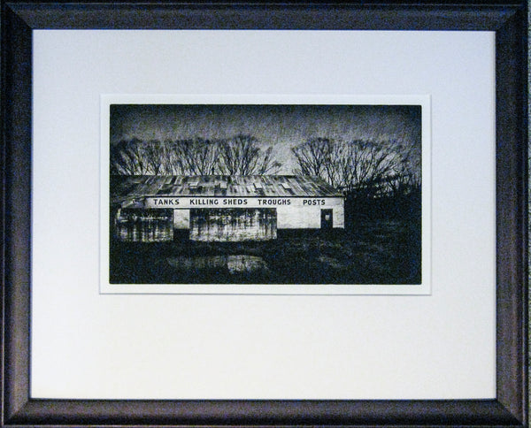 Framed  Print - The Old Rabbit Factory Waipiata